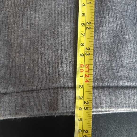 Michael Kors SZ M Quarter Zip 100% Cotton Jersey Knit Gray Men's Mock Neck Top - Picture 11 of 15